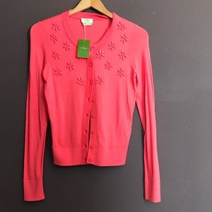 Floral-Beaded Cardigan by Kate Spade